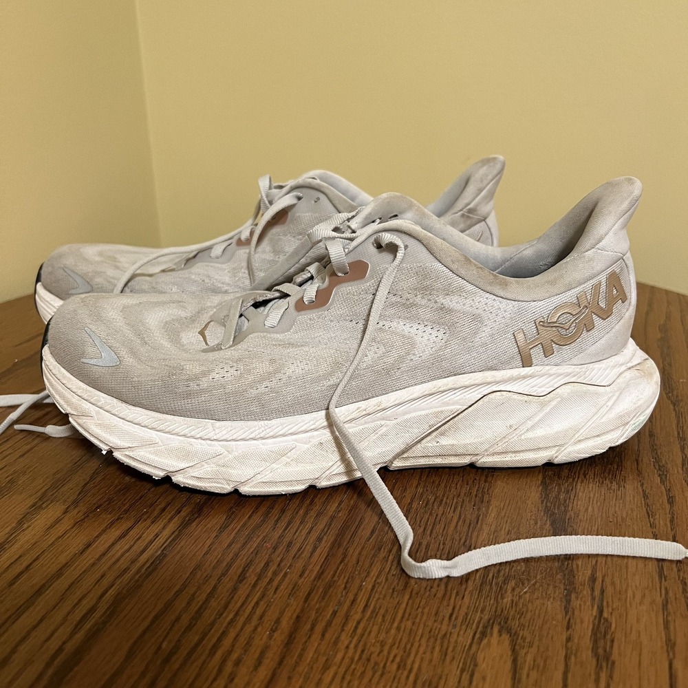 Hoka One One Womens Arahi 6 1123195 NCRG Gray Running Sneakers Size 8.5B
